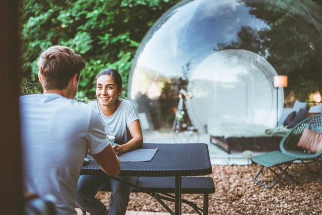 Living Timeless- Bubble Tent Elzach Inklusive Hot Tube Badefass- Schlafen Unterm Sternenhimmel Экстерьер фото