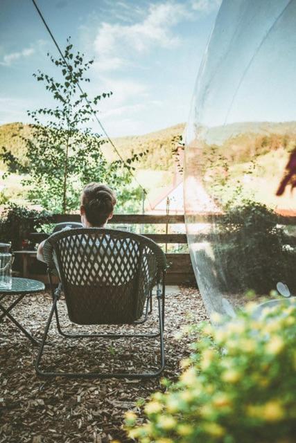 Living Timeless- Bubble Tent Elzach Inklusive Hot Tube Badefass- Schlafen Unterm Sternenhimmel Экстерьер фото
